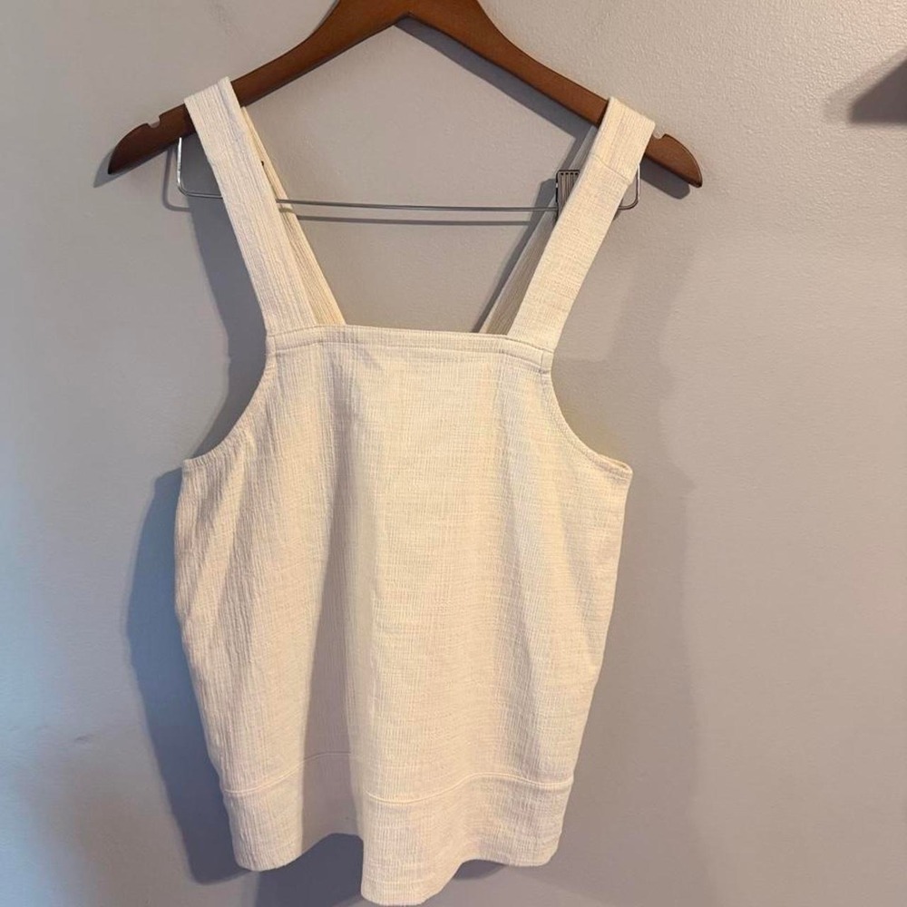 Madewell white tank top Size S